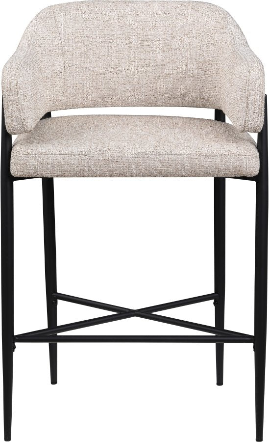 Dame Fabric Upholstered Counter Stool