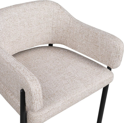 Dame Fabric Upholstered Counter Stool