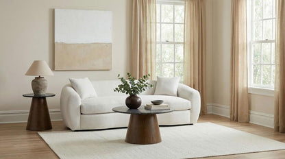 Isabella Fabric Upholstered Sofa Sand