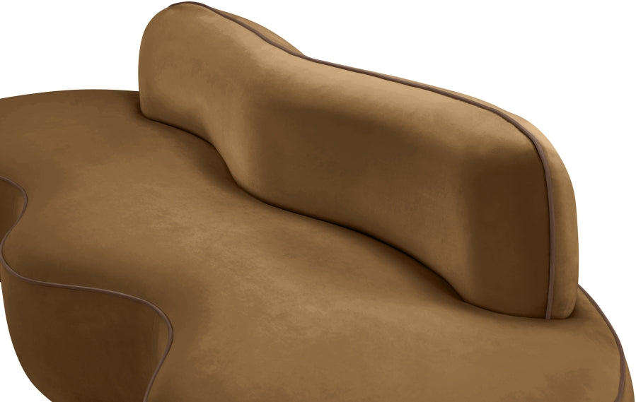 Swerve 100" Velvet Upholstered Sofa