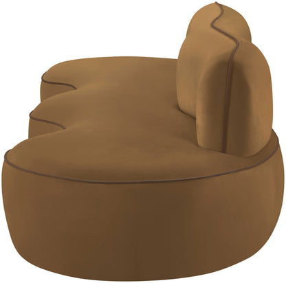 Swerve 100" Velvet Upholstered Sofa