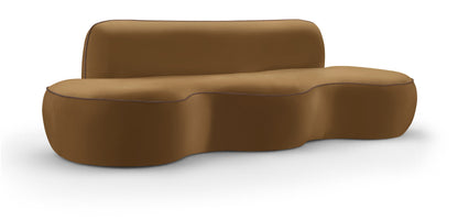 Swerve 100" Velvet Upholstered Sofa