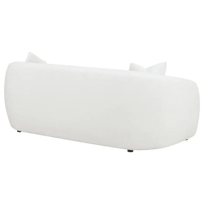 Isabel Faux Sheepskin Upholstered Sofa Natural