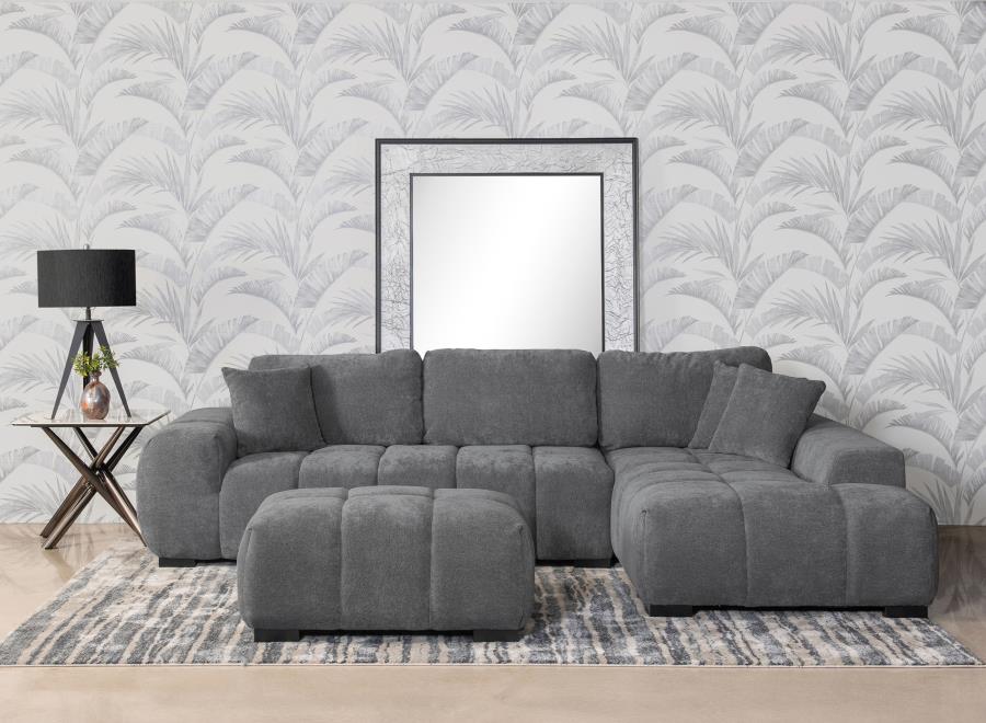 OCTAVIA UPHOLSTERED SECTIONAL CHAISE SOFA