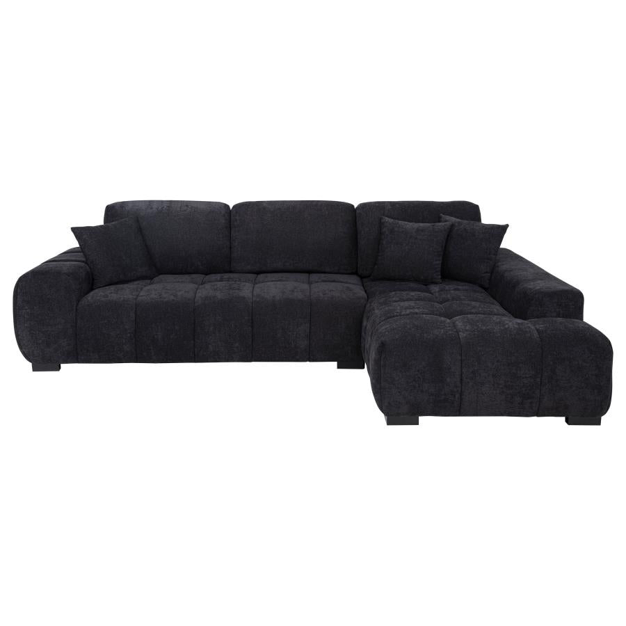 OCTAVIA UPHOLSTERED SECTIONAL CHAISE SOFA