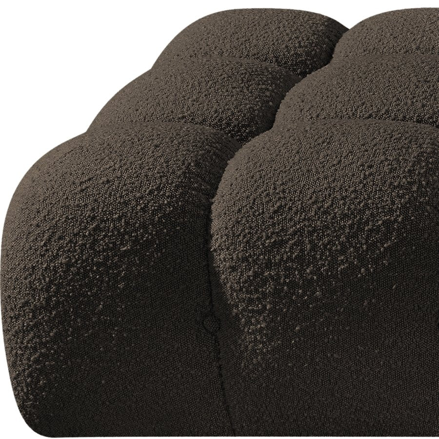 Ames 102" Boucle Fabric Upholstered 3pc. Modular Sofa