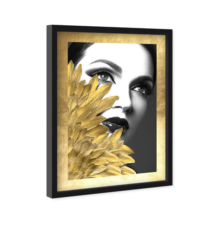 B&W Feathered Couture Cover II