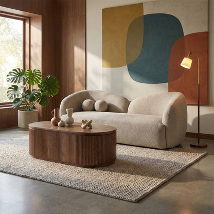 Elowen 91" Fabric Upholstered Sofa