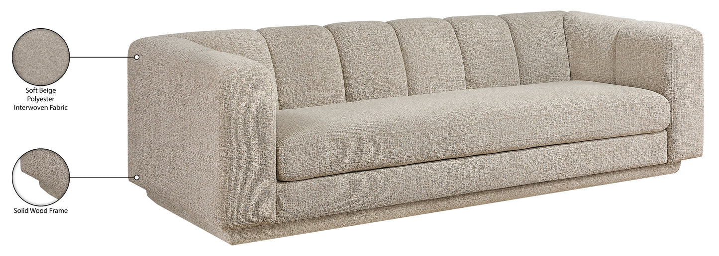 Modari 95" Fabric Upholstered Sofa