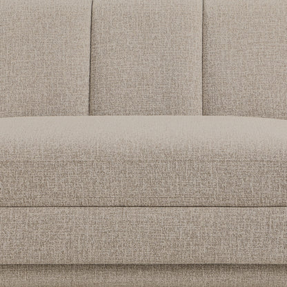 Modari 160" Fabric Upholstered 4pc. Armless Modular Sofa