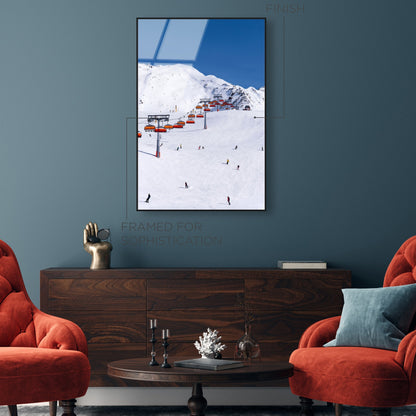 Ski Lift Slope | Acrylic Panel