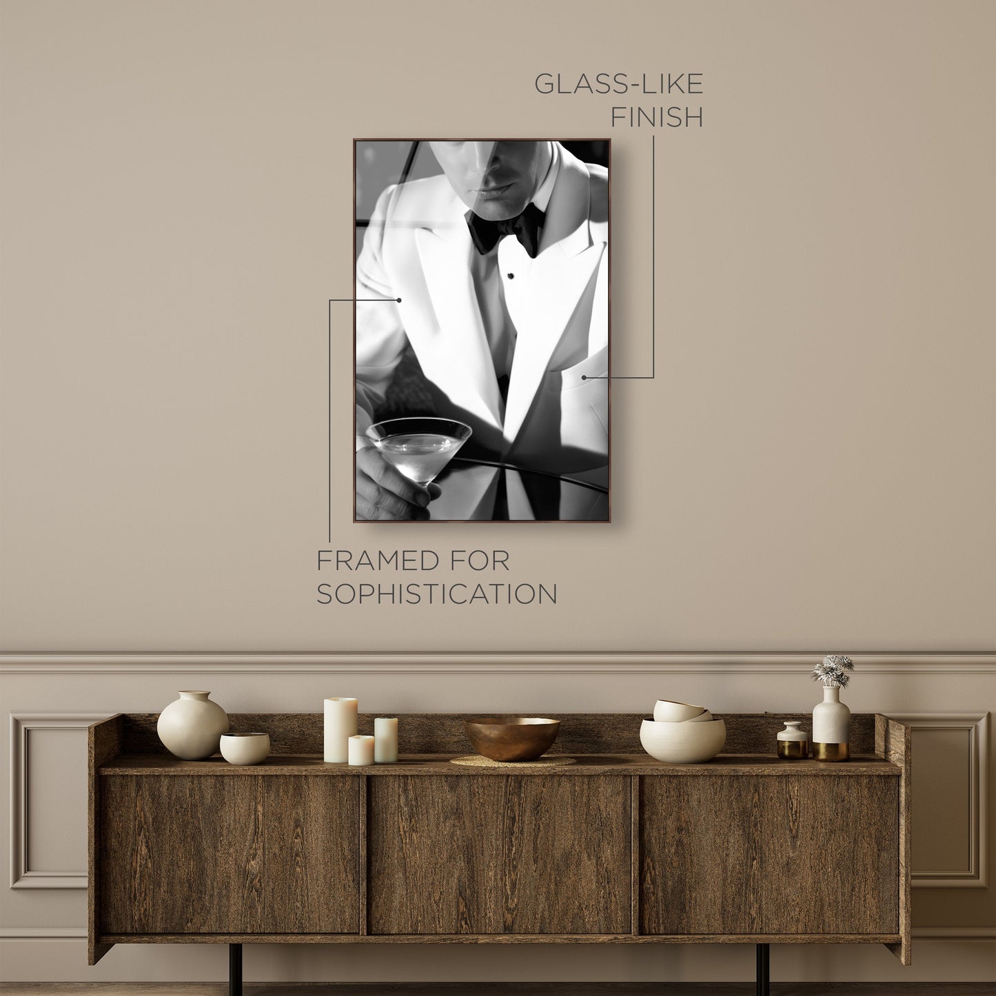 Bowtie Gentleman | Acrylic Panel
