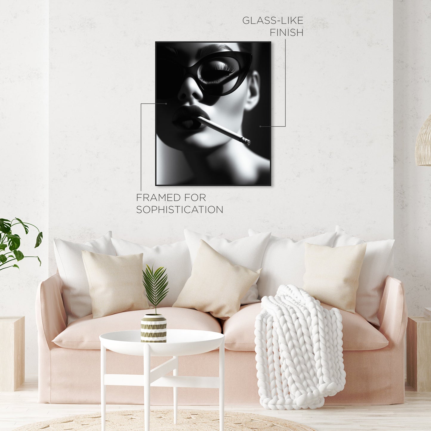 A Hollywood Star II - Framed Acrylic Art