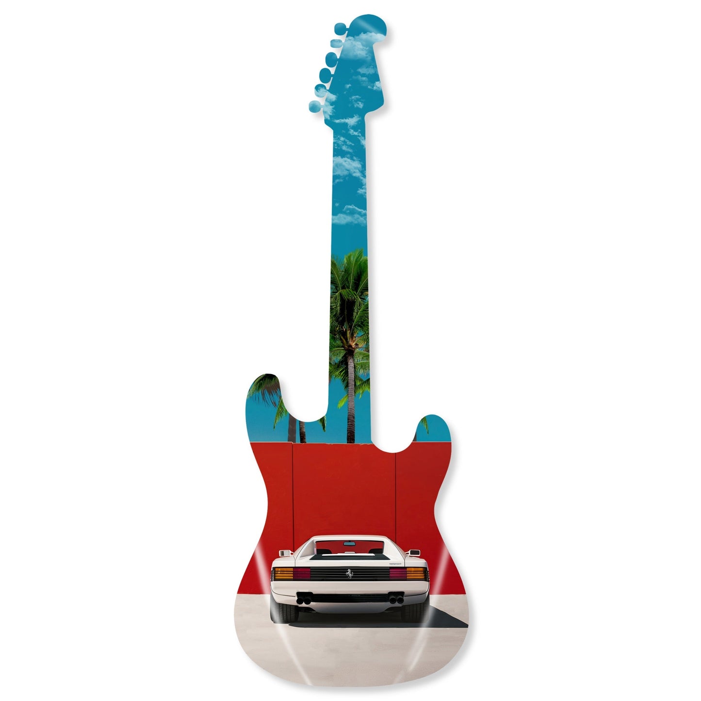 Dream Car Guitar Diecut