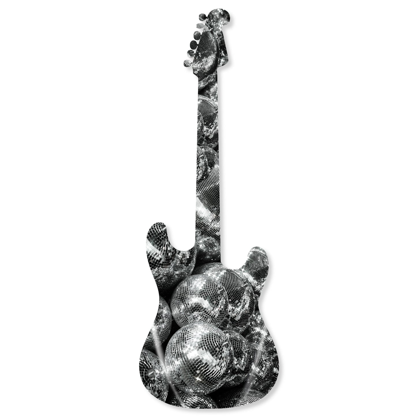 Disco Ball Guitar Diecut