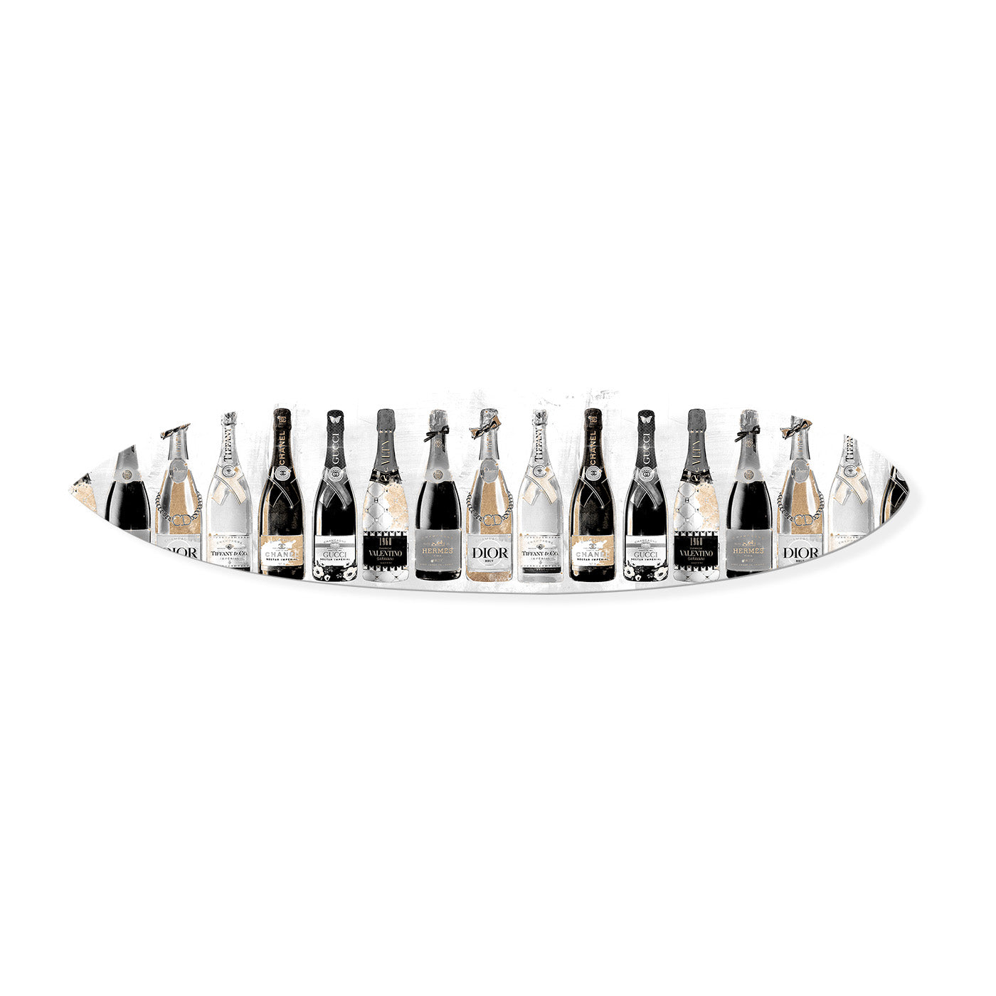 Fashion Champagne Galore Day Surfboard