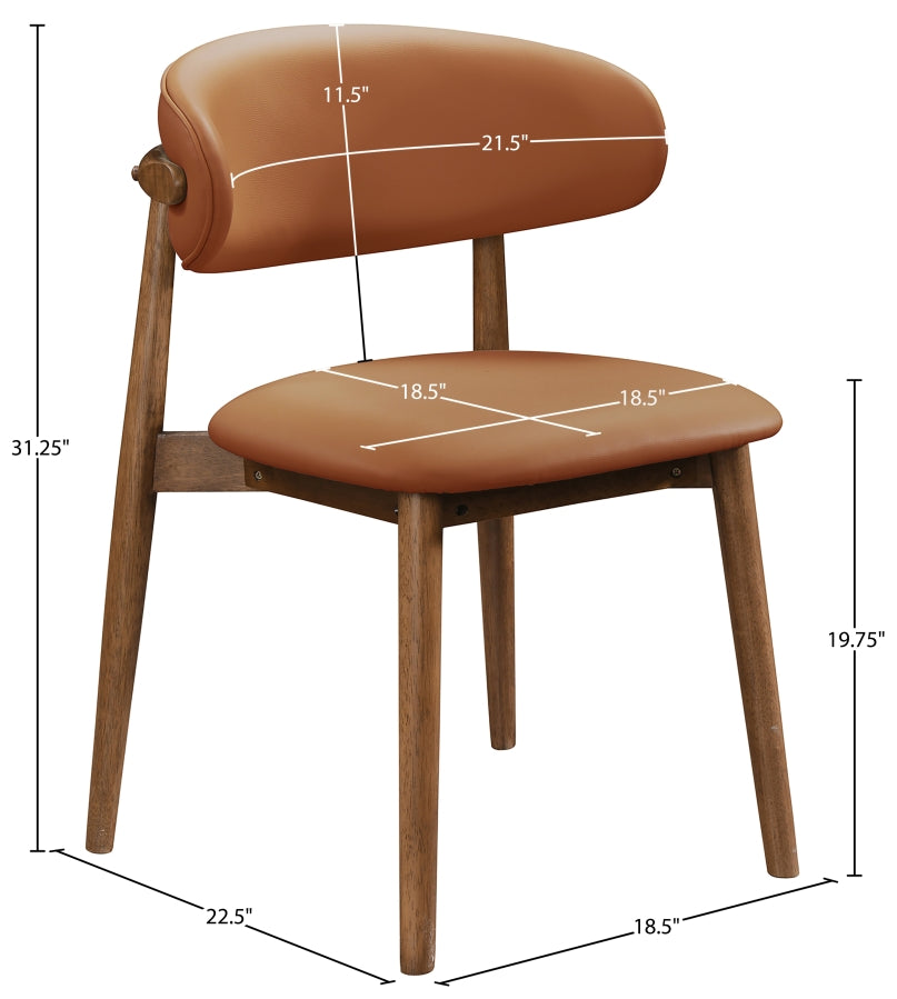 Leesa Vegan Leather Upholstered Dining Chair
