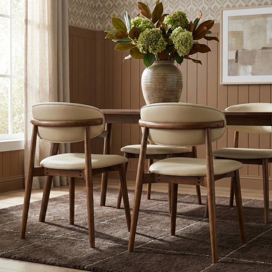 Leesa Vegan Leather Upholstered Dining Chair