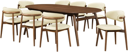 Leesa Vegan Leather Upholstered Dining Chair