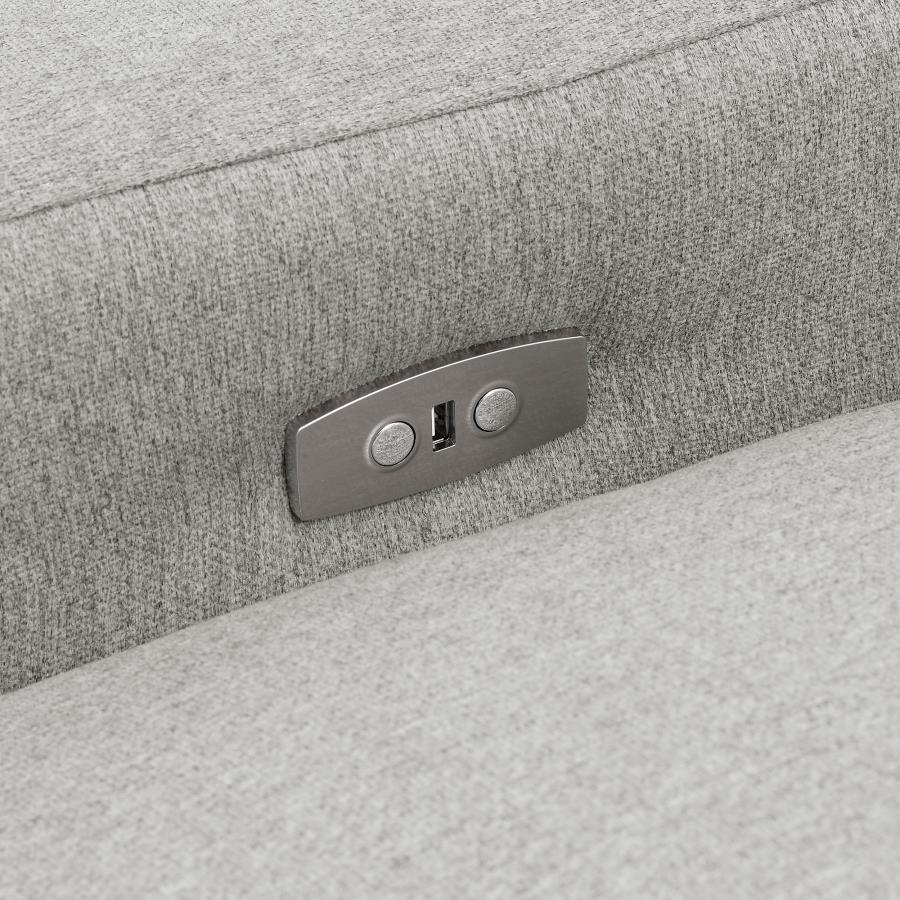 Collins Modular Power Sofa — Grey