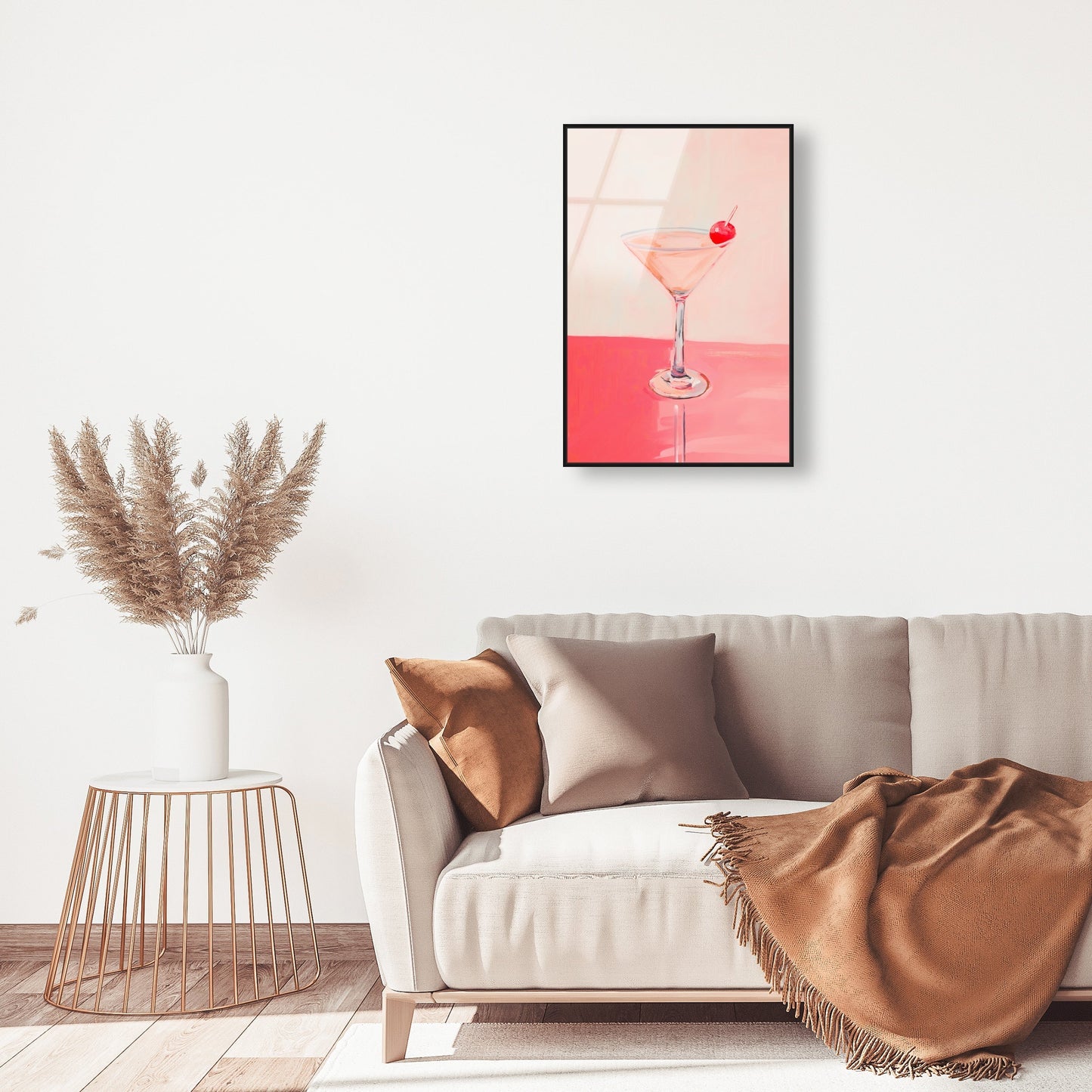 Blush in Glass | Acrylic Panel