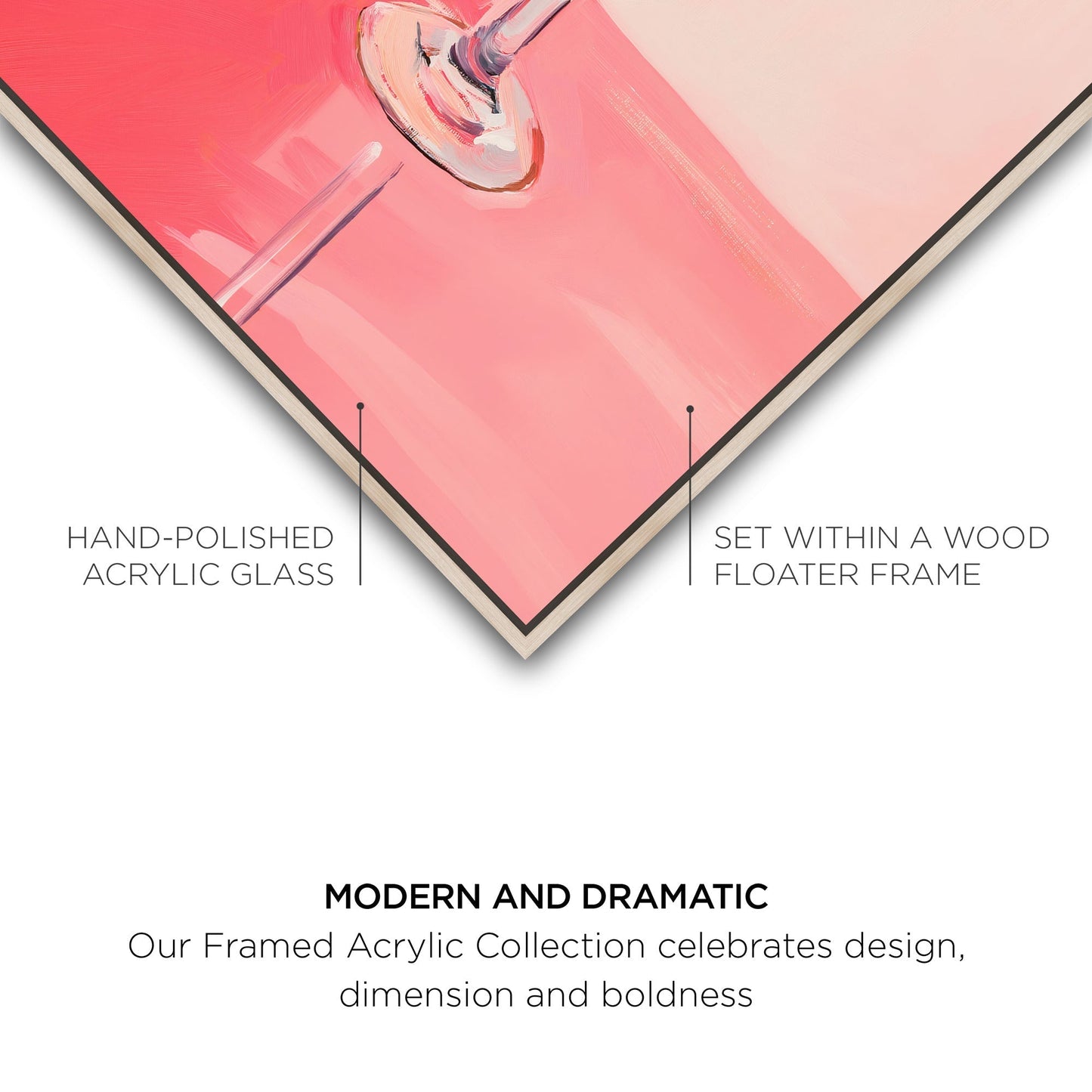 Blush in Glass | Acrylic Panel