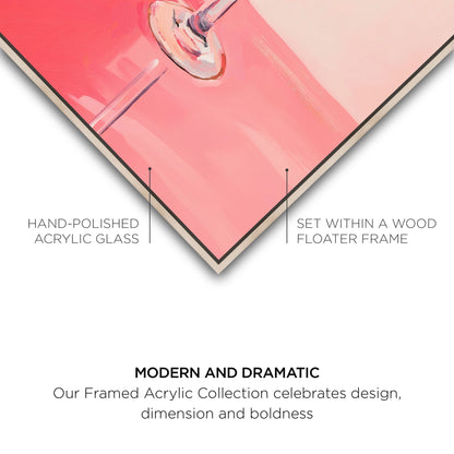 Blush in Glass | Acrylic Panel