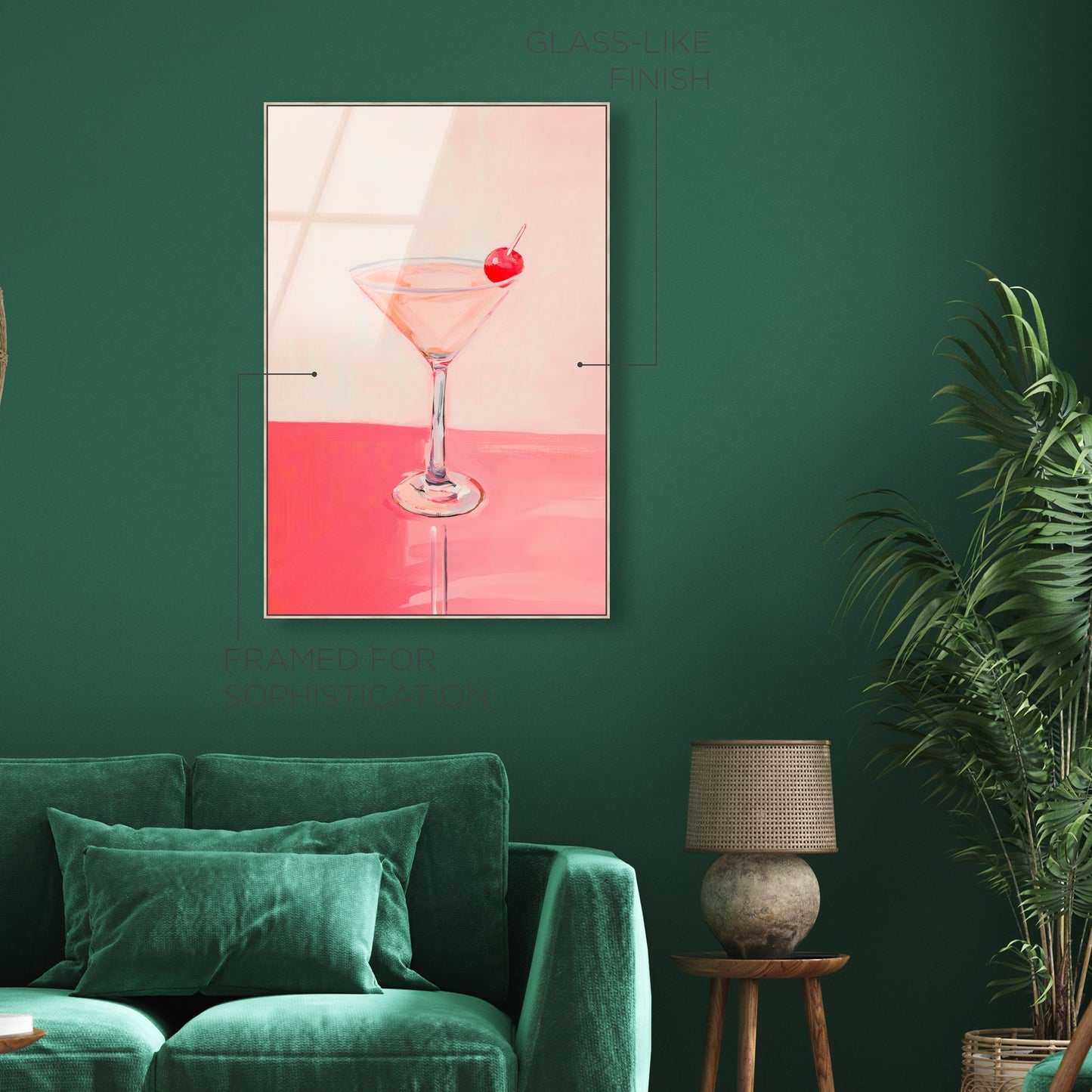 Blush in Glass | Acrylic Panel