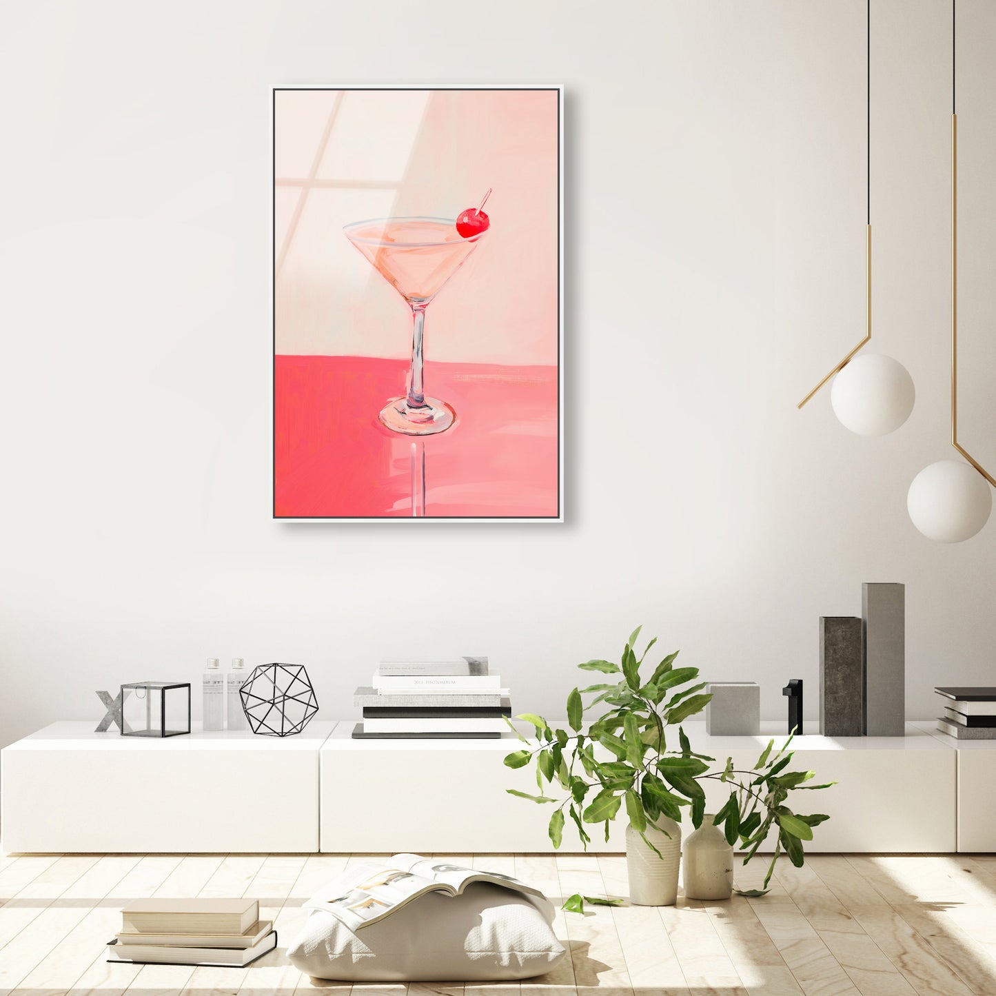 Blush in Glass | Acrylic Panel