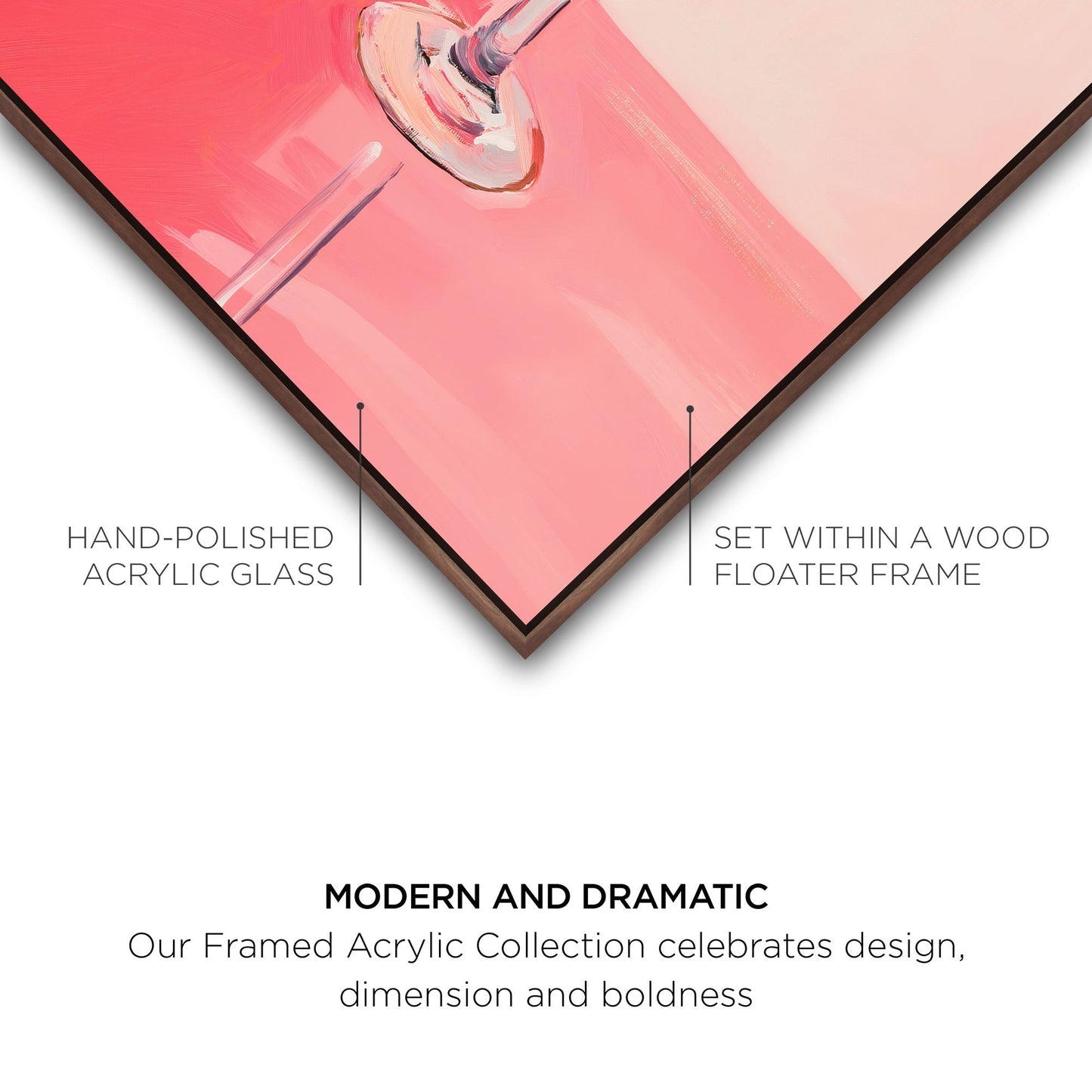 Blush in Glass | Acrylic Panel