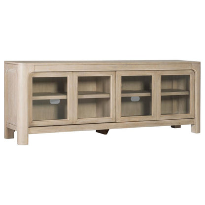 SOLANO 71-INCH 2-DOOR TV STAND MEDIA CONSOLE WEATHERED MANGO