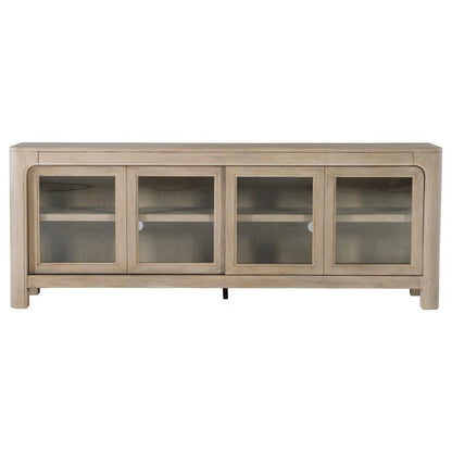SOLANO 71-INCH 2-DOOR TV STAND MEDIA CONSOLE WEATHERED MANGO