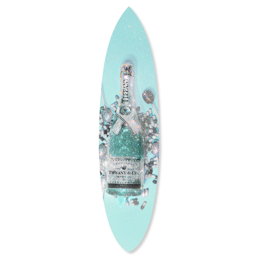 Diamond Drinks and Candy Surfboard