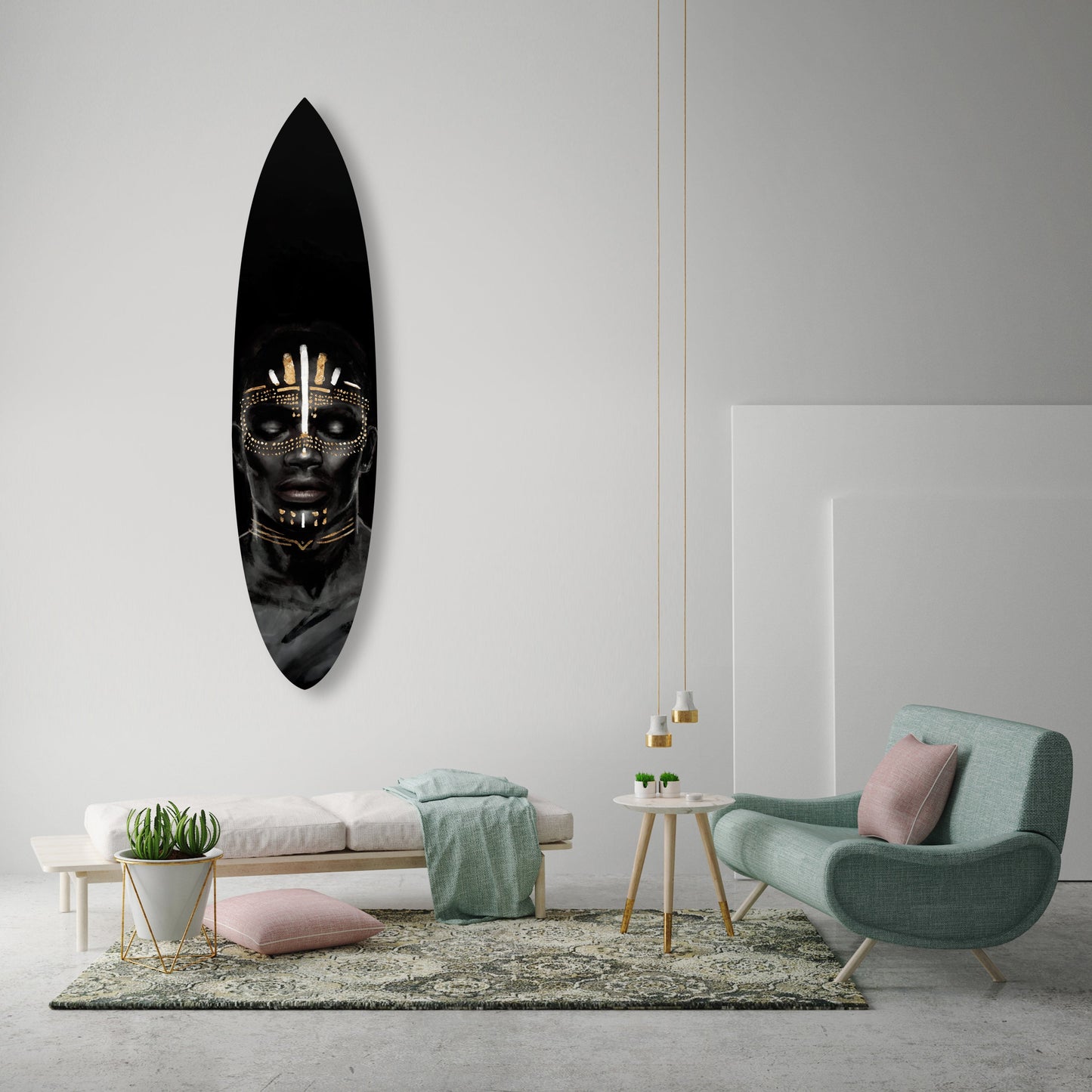 Strong Reign of Gold Surfboard