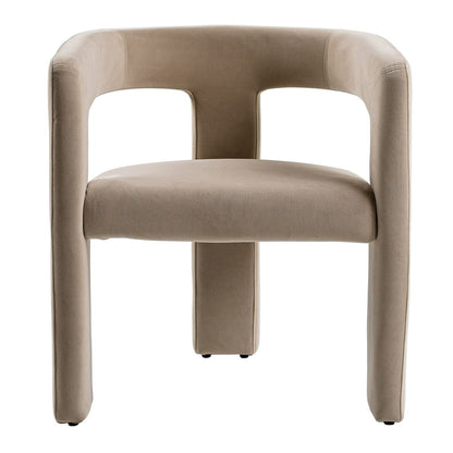 Cherish - Modern Beige Fabric Dining Chair