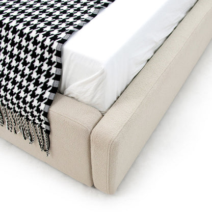 Byrne - Modern Beige Fabric Bed