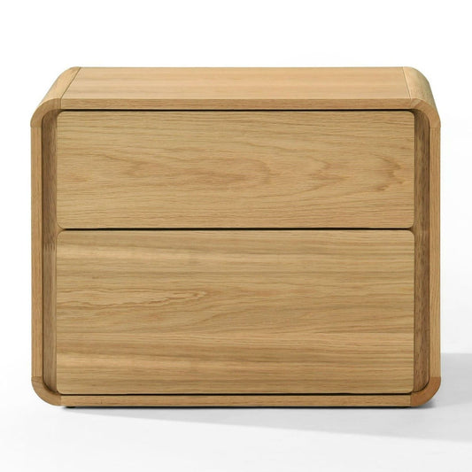 Dustin - Modern Natural Oak Nightstand