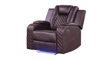 BENZ 2 PC LIVING ROOM SET IN BROWN