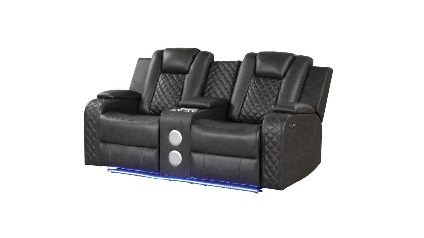 BENZ 2 PC LIVING ROOM SET IN BROWN