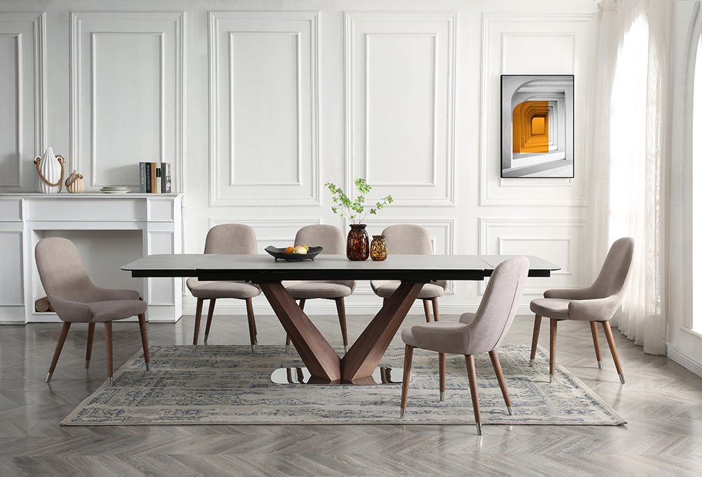9188 Table with 1287 chairs SET 5 PC