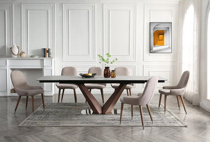 9188 Table with 1287 chairs SET 5 PC