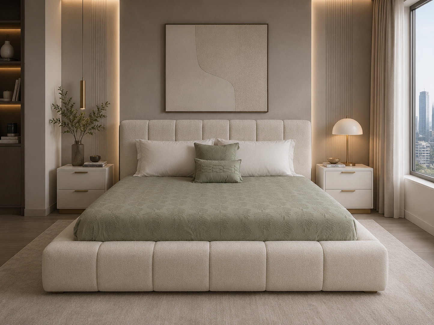 Isabella Bed – Custom Upholstered Bed