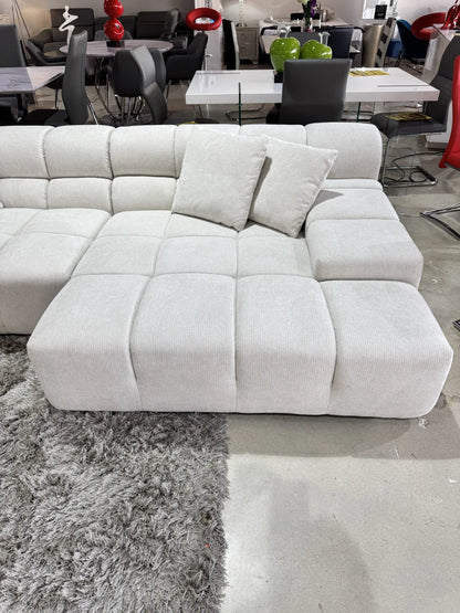 Midtown Sectional Cream LEFT