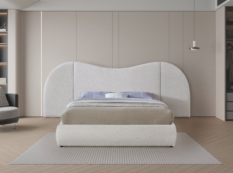 Everest Boucle Fabric Bed