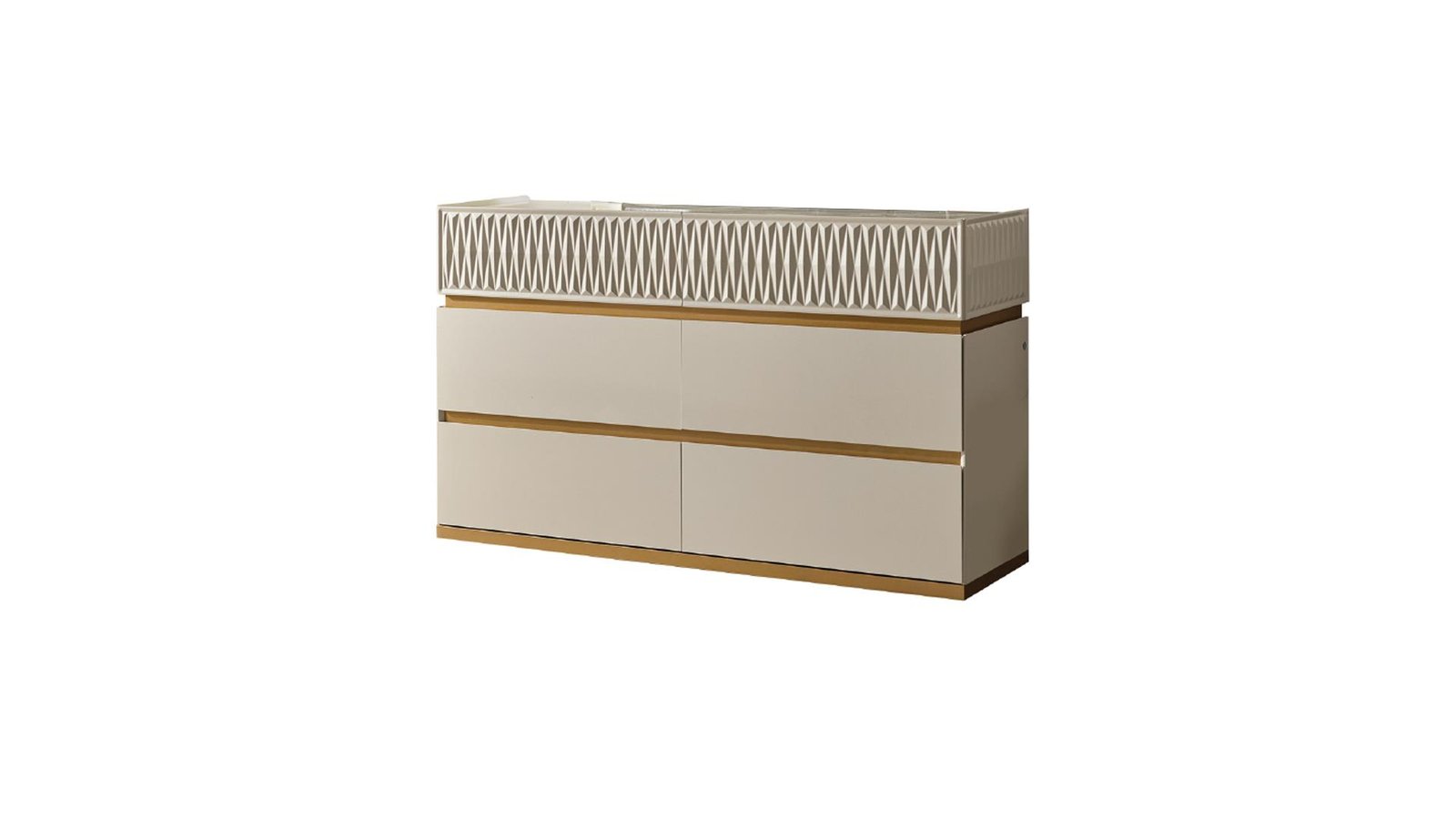 DELFANO BEDROOM SET QUEEN 4 pc