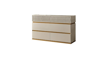DELFANO BEDROOM SET QUEEN 4 pc