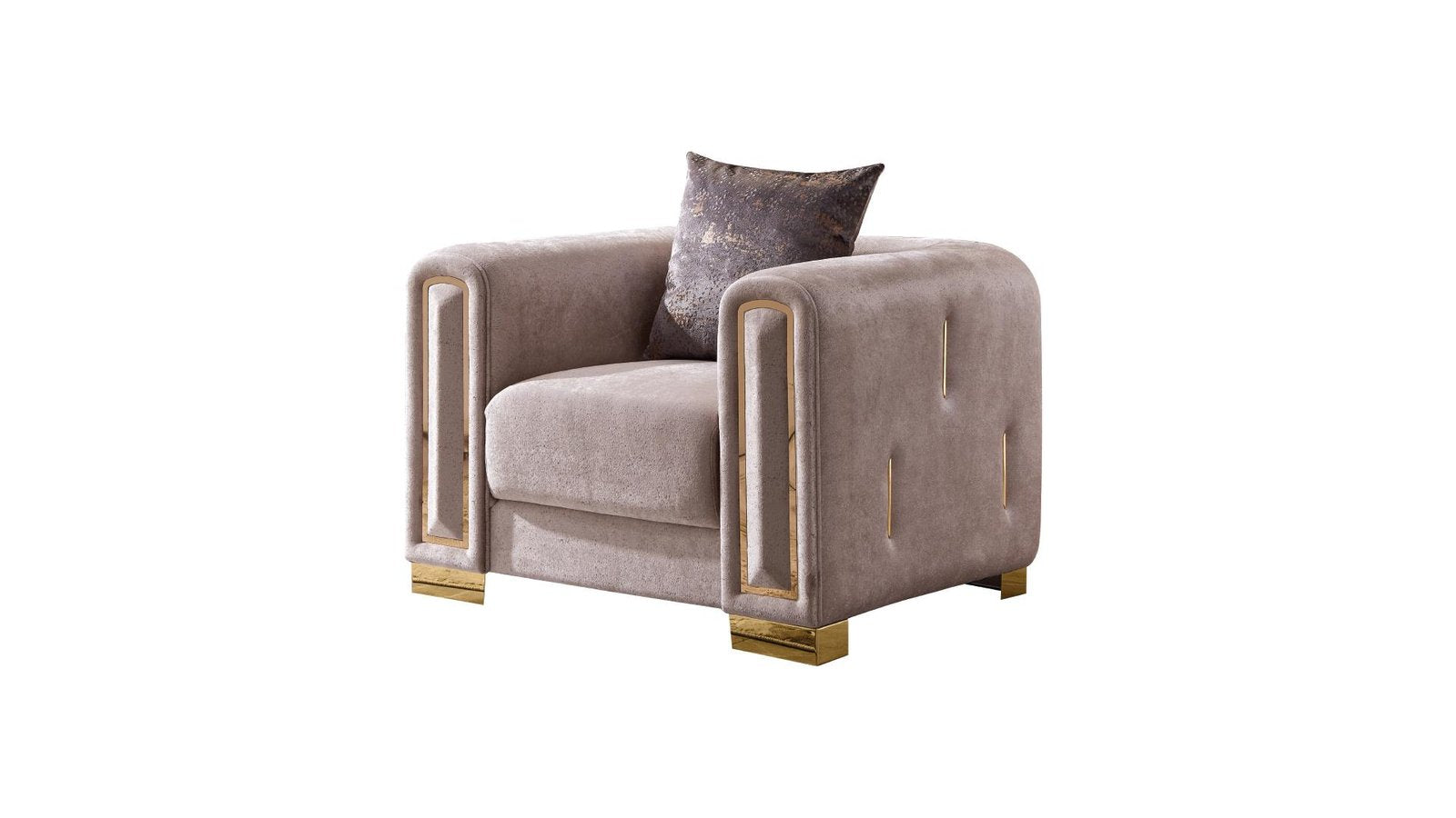 IMPREZA 2 PC LIVING ROOM SET IN BEIGE - CHAIR