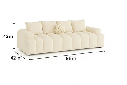 ISABELLA SOFA 96 INC CUSTOM-MADE TEDDY