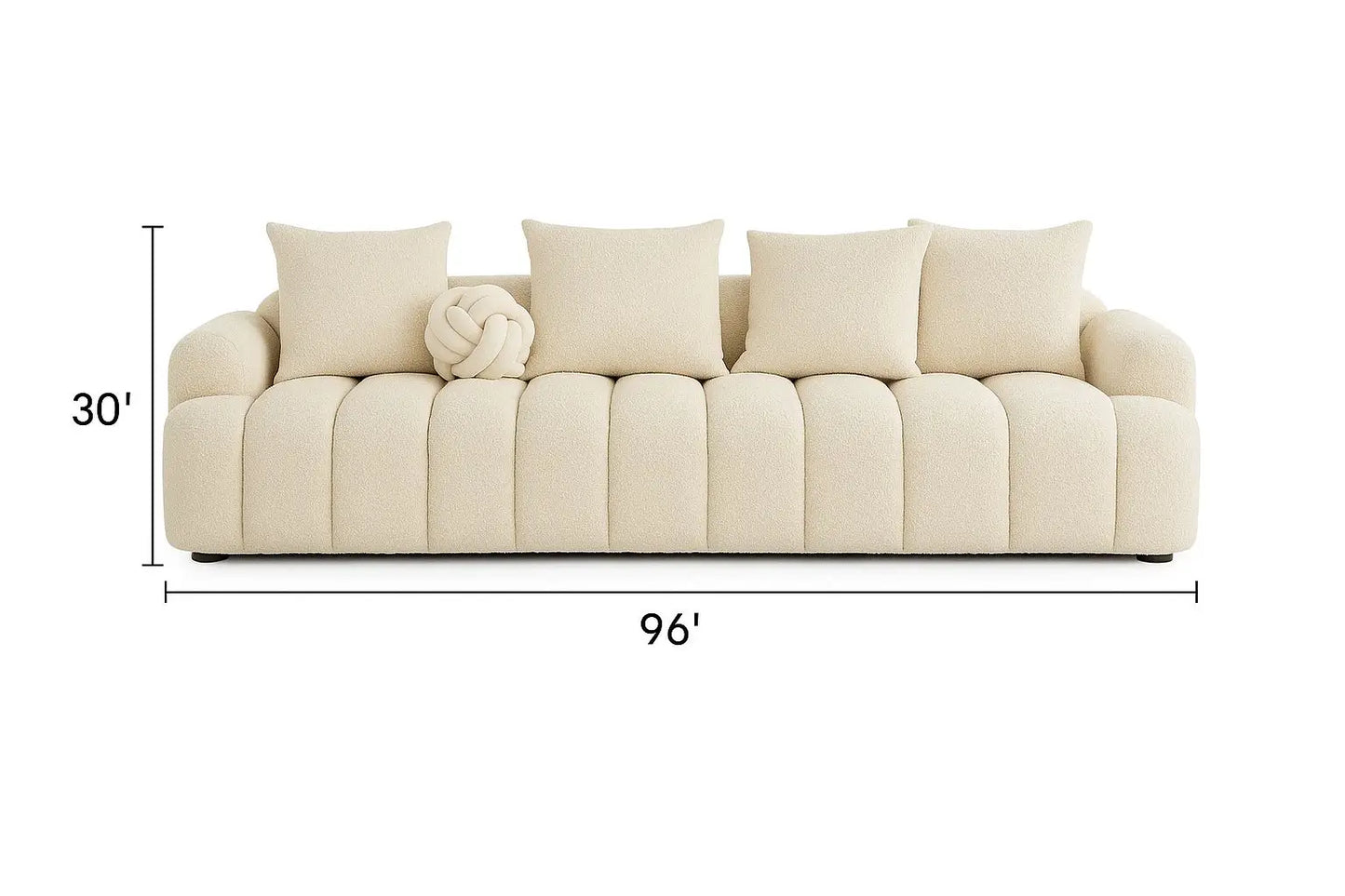 ISABELLA SOFA 96 INC CUSTOM-MADE TEDDY