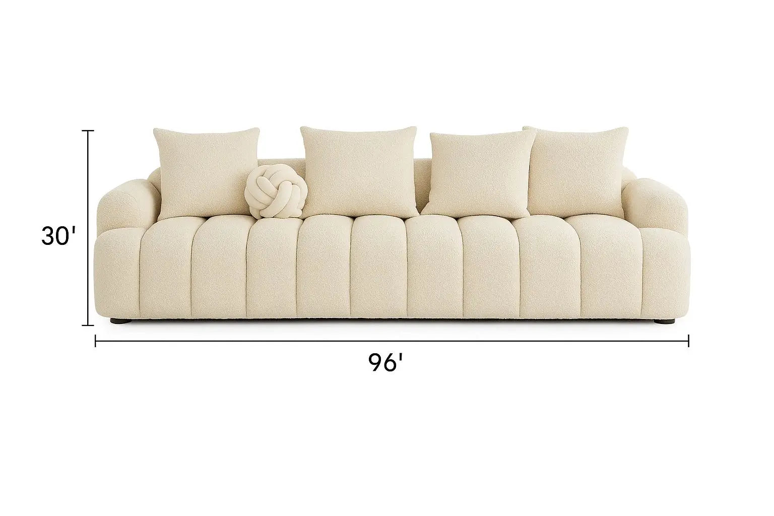 ISABELLA SOFA 96 INC CUSTOM-MADE TEDDY